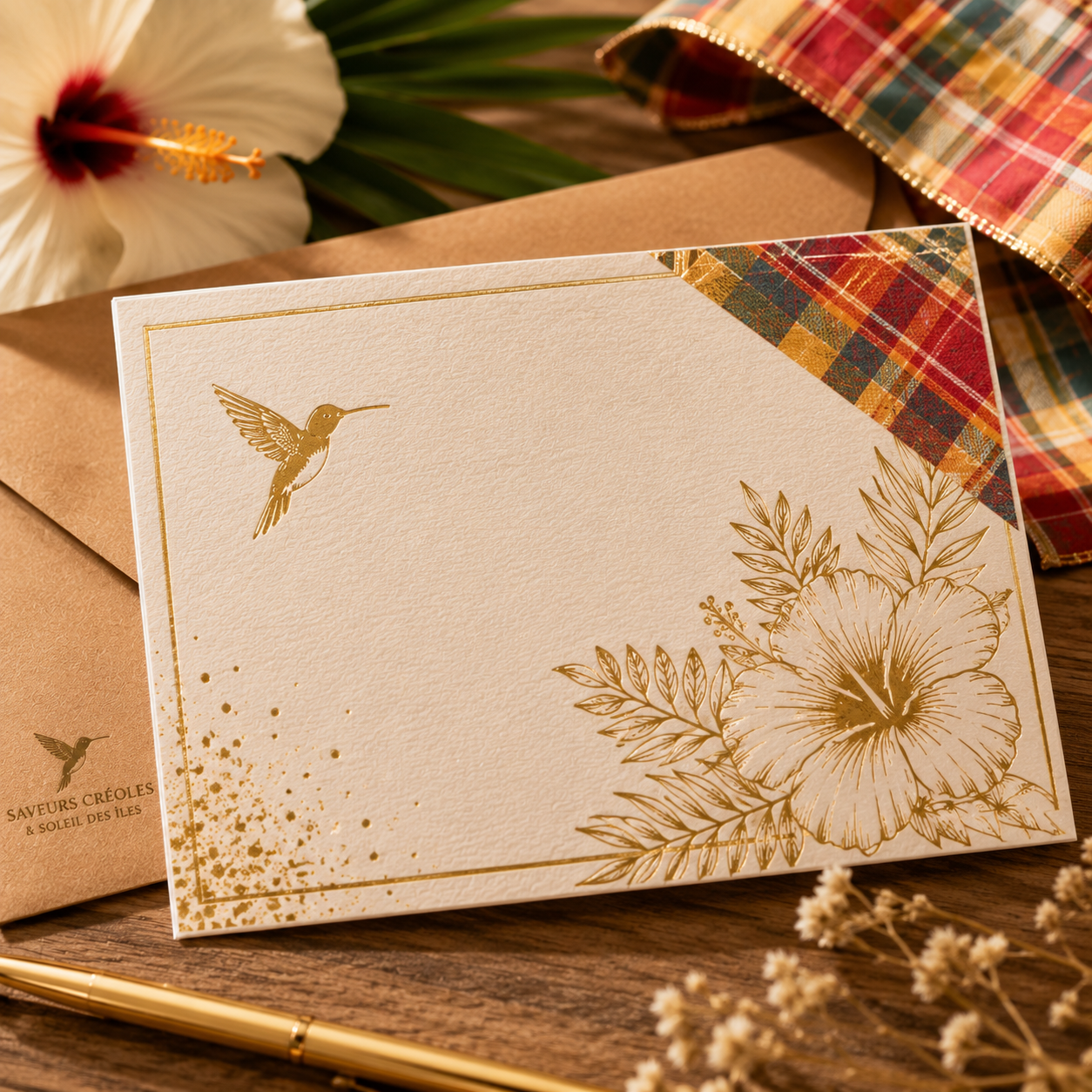 Carte Message Personnalisée | Carte Cadeau Personnalisable - Saveurs Créoles