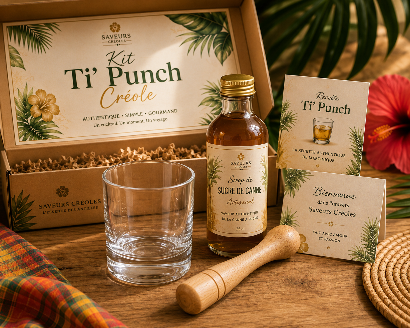 Kit Ti Punch Créole | Kit Cocktail des Antilles - Saveurs Créoles