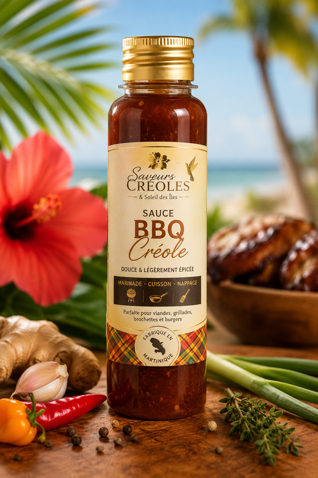 Sauce BBQ Créole | Sauce Artisanale des Antilles - Saveurs Créoles