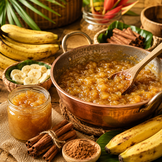 Confiture Banane Cannelle | Confiture Artisanale des Antilles - Saveurs Créoles