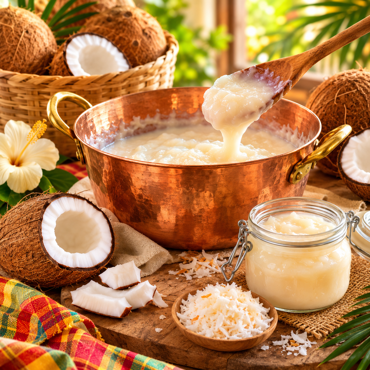 Confiture de Coco | Confiture Artisanale des Antilles - Saveurs Créoles