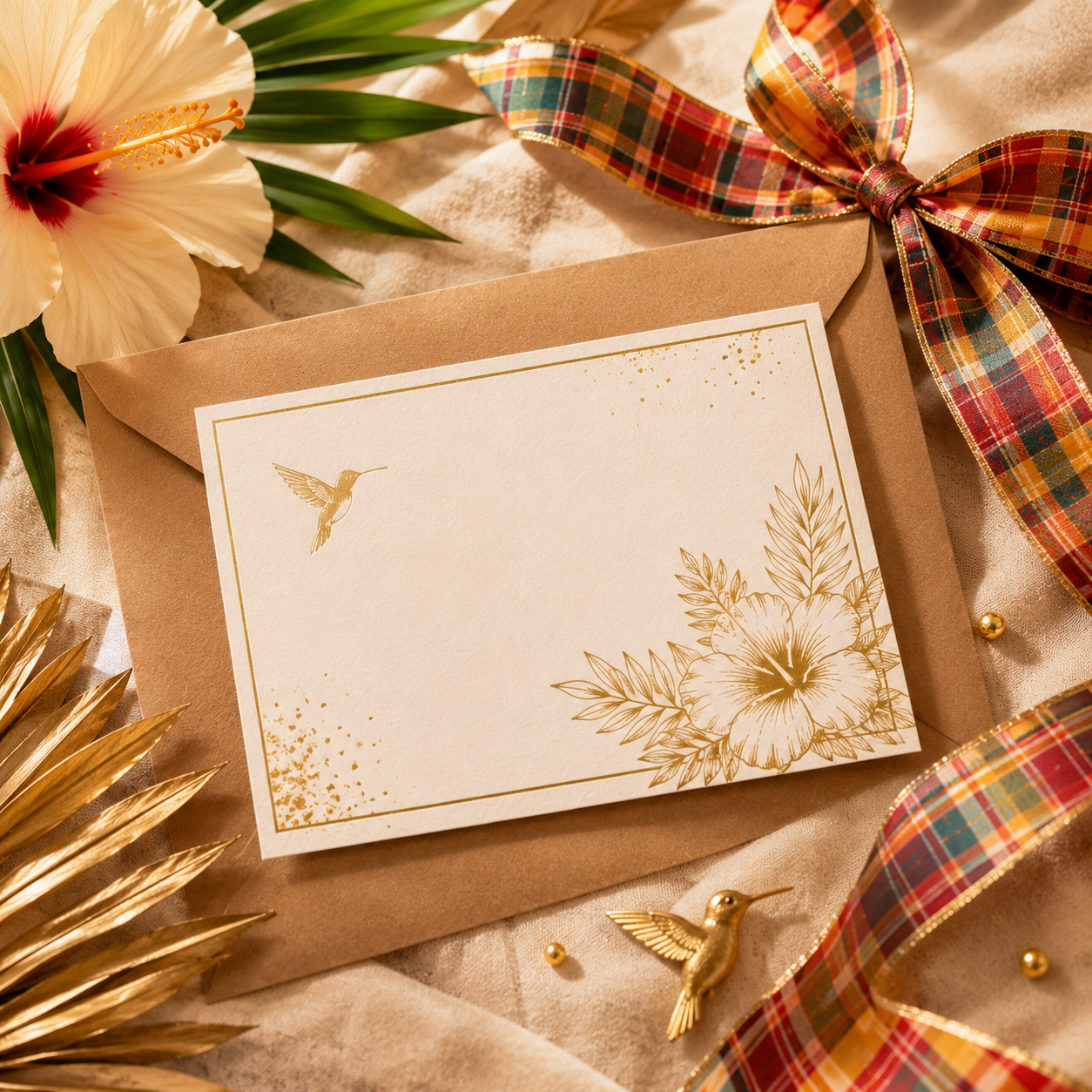 Carte Message Personnalisée | Carte Cadeau Personnalisable - Saveurs Créoles