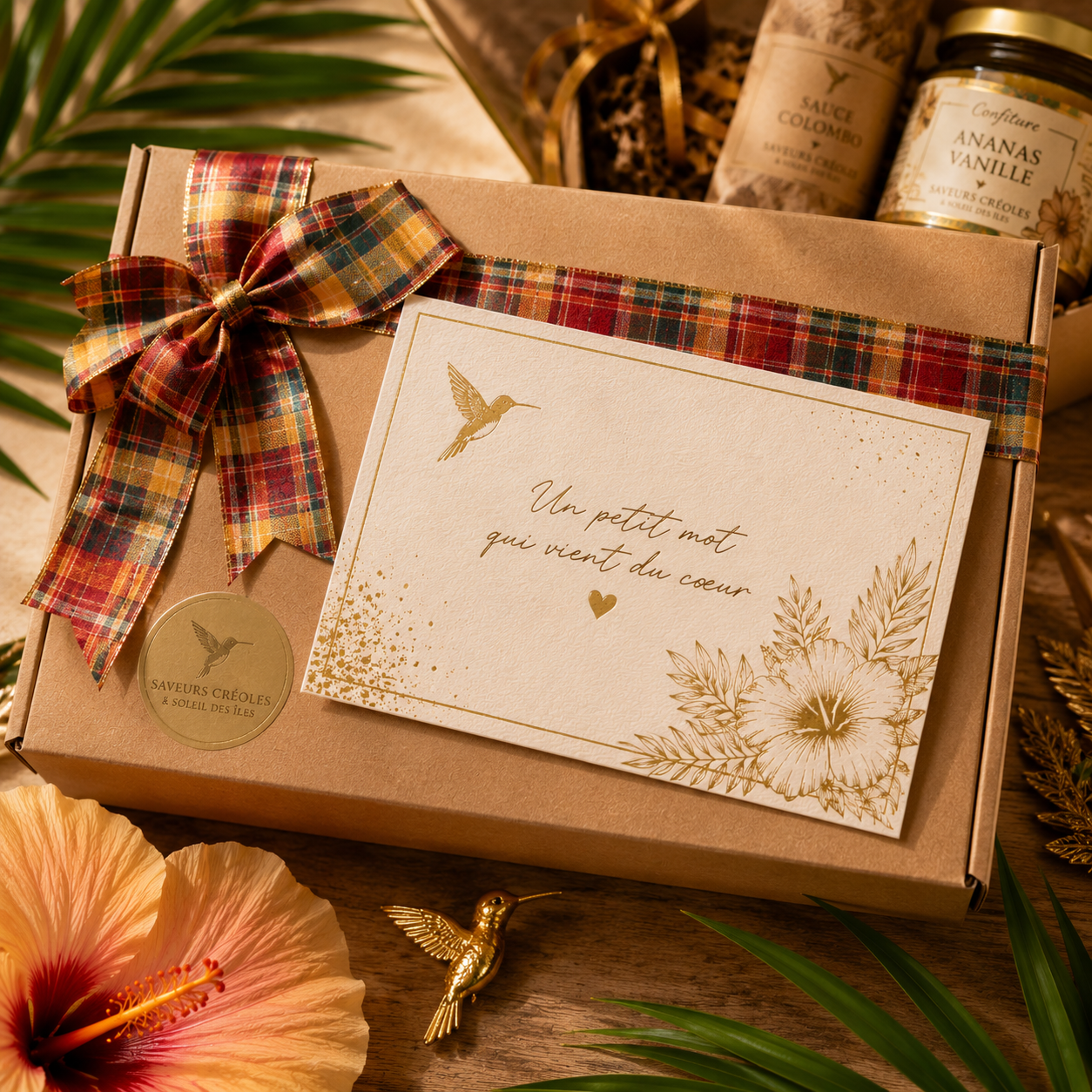 Carte Message Personnalisée | Carte Cadeau Personnalisable - Saveurs Créoles
