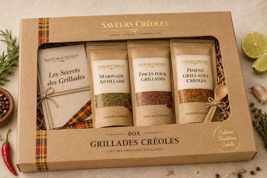 Coffret Grillades Créoles | Coffret Barbecue Antillais - Saveurs Créoles