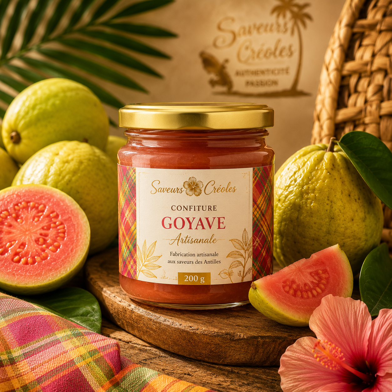 Confiture de Goyave | Confiture Artisanale des Antilles - Saveurs Créoles
