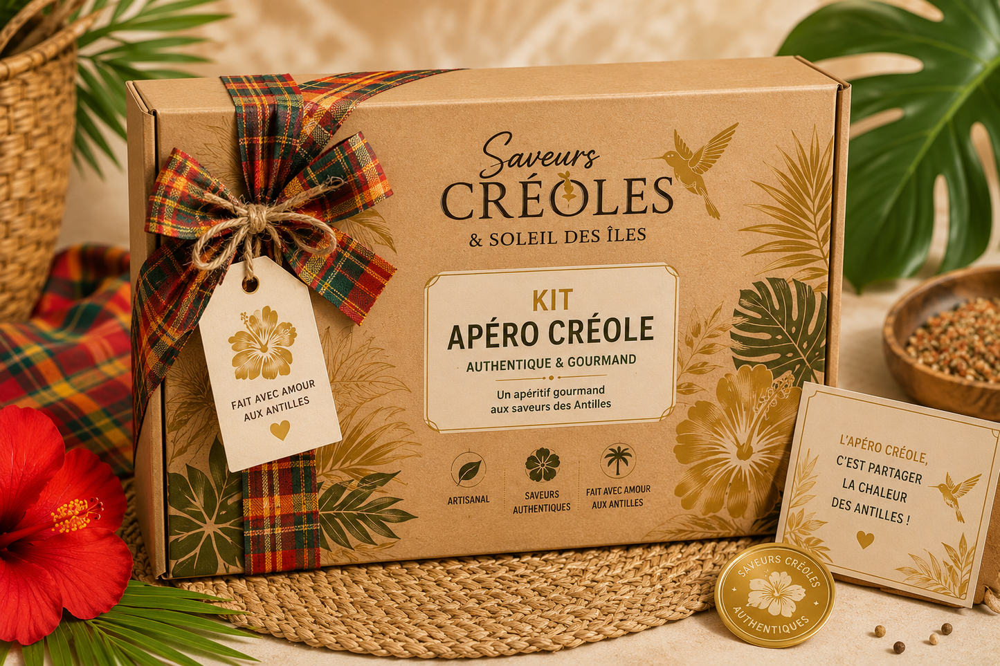 Kit Apéro Créole | Coffret Apéritif des Antilles - Saveurs Créoles