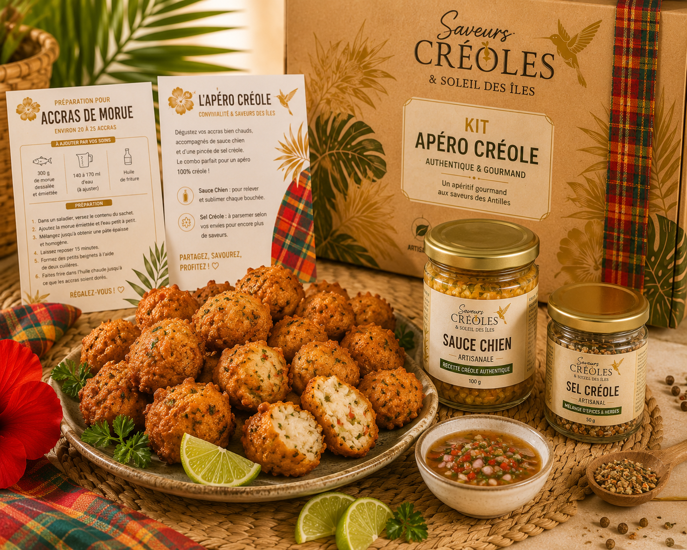 Kit Apéro Créole | Coffret Apéritif des Antilles - Saveurs Créoles