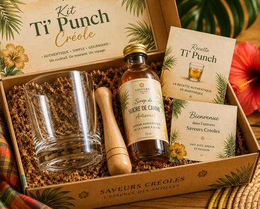 Kit Ti Punch Créole | Kit Cocktail des Antilles - Saveurs Créoles