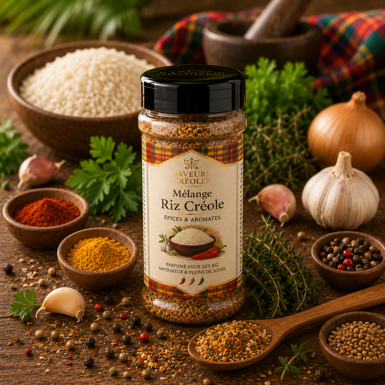 Mélange Riz Créole | Mélange d'Épices des Antilles - Saveurs Créoles