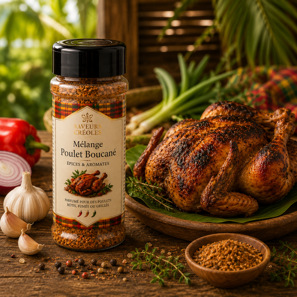 Mélange Poulet Boucané | Mélange d'Épices des Antilles - Saveurs Créoles