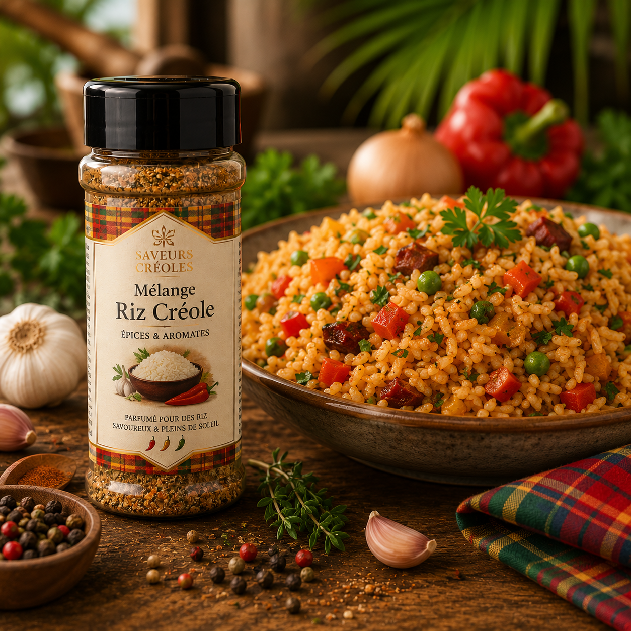 Mélange Riz Créole | Mélange d'Épices des Antilles - Saveurs Créoles