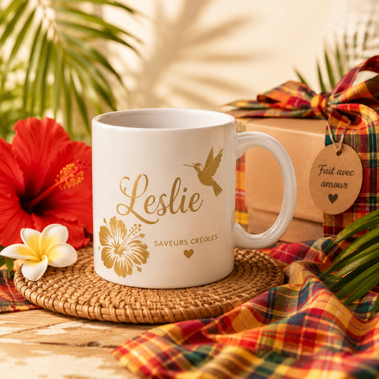 Mug Personnalisé | Tasse Personnalisable en Céramique - Saveurs Créoles