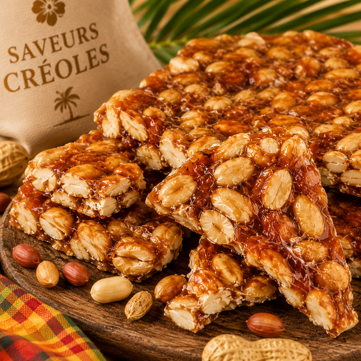 Nougat Antillais aux Cacahuètes Artisanal | Saveurs Créoles